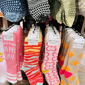 Socks, socks, and more socks!! ????????????
We’re open 10-4 on Saturday and 12-4 on Sunday! ❤️