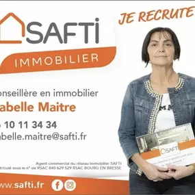 Bild von Isabelle MAITRE - SAFTI immobilier Montrevel en Bresse