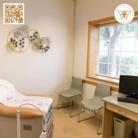 Inside a patient exam room at Southern Oregon Gynecology in Medford, Oregon