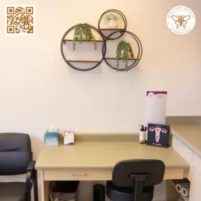 Inside a patient exam room at Southern Oregon Gynecology in Medford, Oregon