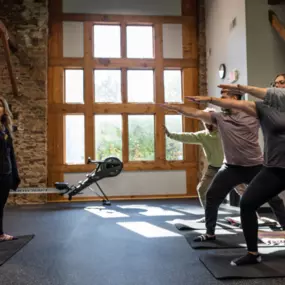 STR Behavioral Health Cedar Creek: The fitness area at our wellness center where yoga can take place at our residential mental health treatment facility.