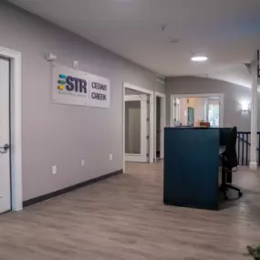 STR Behavioral Health Cedar Creek: Interior photo of the front entryway of our mental health treatment center.