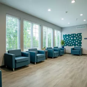 STR Behavioral Health Cedar Creek: Interior photo of one of our group therapy rooms at our mental health treatment center.