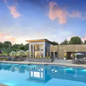 Future community pool and clubhouse