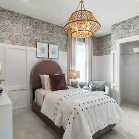 Spacious secondary bedrooms