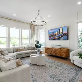 Beautiful great rooms with an abundance of natural light