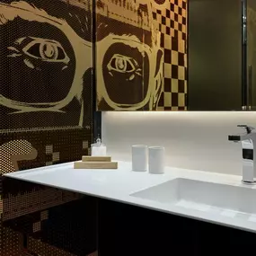 art room bathroom sink