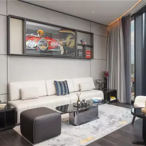 Suite living space sofa