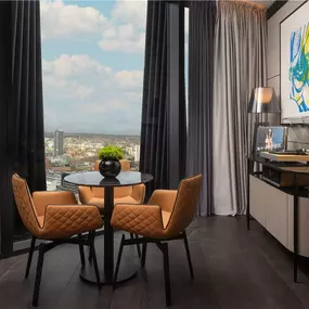 Suite living space tables