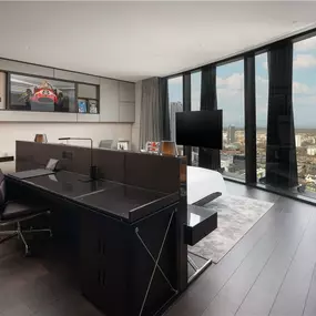 Suite bedroom wide view
