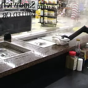 Dry Steam Cleaning and Sanitizing Super Market