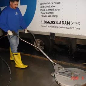Pressure Washing Sidewalk