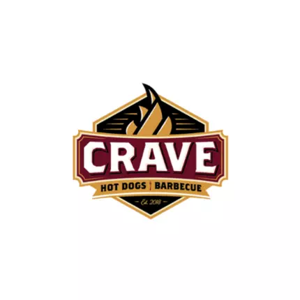 Logo de Crave Hot Dogs & BBQ