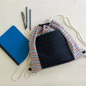 Drawstring bags are perfect for carrying essentials! Great for school supplies, sports gear, travel items, and more. Find the full tutorial on the BERNINA USA #WeAllSew blog: https://bit.ly/4d1KVXD