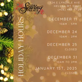 Sewing Palace Holiday Hours