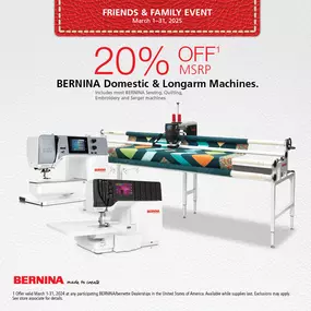 March Promotion: Friends and Family Event