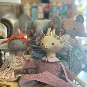 New dolls “Giraffy” and “Foxy” just joined the group. New class starting June 19.