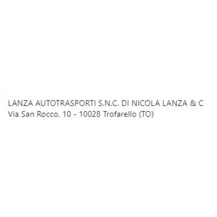 Logo van Lanza Autotrasporti S.n.c. di Nicola Lanza & C