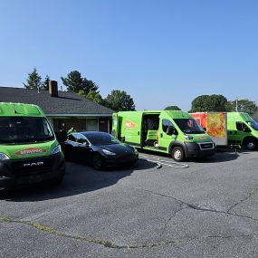 Fleet of SERVPRO Vehicles