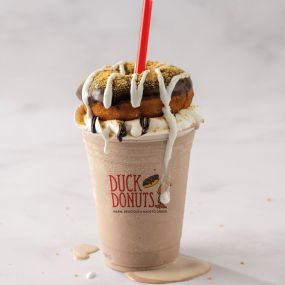 Duck Donuts Donut Topped Milkshake