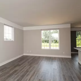 Open space living room