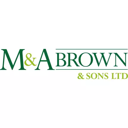 Logotyp från M & A Brown & Sons Ltd