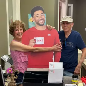 Our customers are all smiles here in our office!