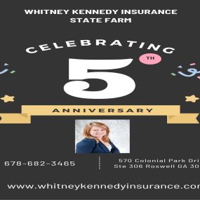 Thank you for trusting us with your insurance needs for the past five years. Your support has been the cornerstone of our success! #likeagoodneighbor #agencyanniversary
