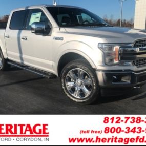 We have brand new Trucks in stock! Various trims to fit your needs and budget. Come see us today at Heritage Ford in Corydon!