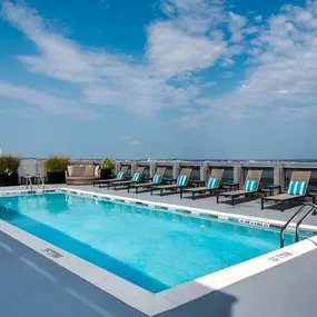 Rooftop swimming pool