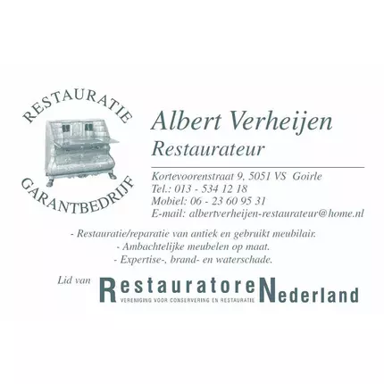 Logo od Albert Verheijen-Restaurateur