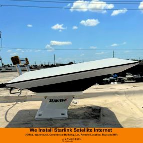 We Install Starlink Satellite Internet (Office, Warehouse, Commercial Building, Lot, Remote Location, Boat and RV)