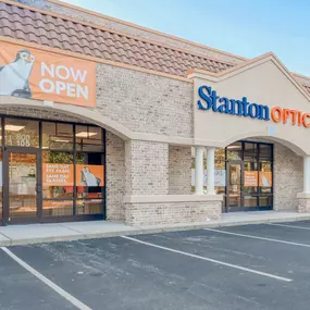 Storefront at Stanton Optical store in Greenville, NC 27858