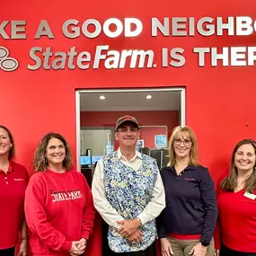 Mrs. Doubtfire stopped by our office today, rallying votes to support Ferst Readers of Henry County! She’s definitely got Ann Sullivan - State Farm Insurance Agent’s vote!