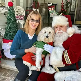 It wouldn’t be Christmas without Santa and Mrs. Claus and Marni having photos done:-)