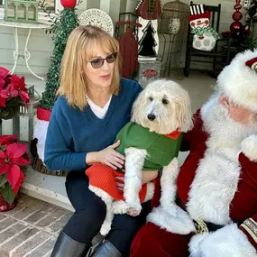 It wouldn’t be Christmas without Santa and Mrs. Claus and Marni having photos done:-)