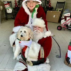 It wouldn’t be Christmas without Santa and Mrs. Claus and Marni having photos done:-)