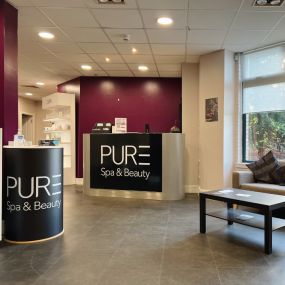 Front Reception at PURE Spa & Beauty Renfrew