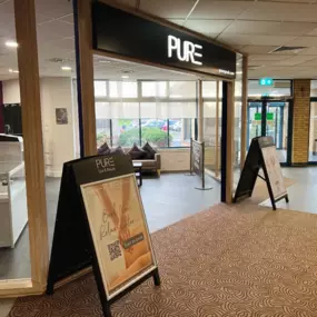 The Spa Entrance is located inside David Lloyd Renfrew