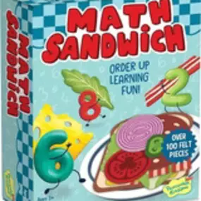 Open your own sandwich shop! This deliciously educational game lets children explore mathematical concepts while they build sandwiches from durable felt food pieces. Kids will practice counting and adding as they follow the menu cards to place colorful vegetable, meat and cheese items on each sandwich.