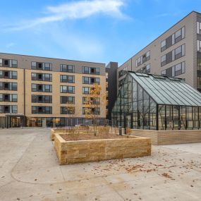 Community Exterior and Greenhouse