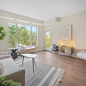 Spacious living room