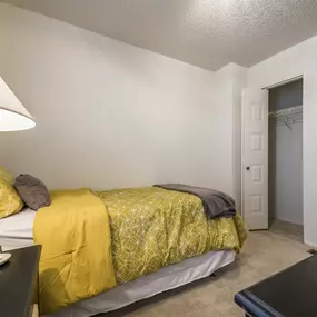 Bedroom with closet