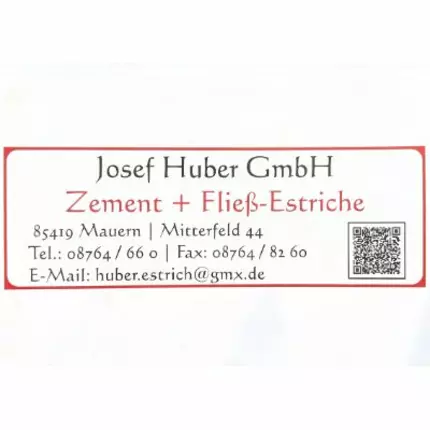 Logotyp från Huber Josef Gmbh - Estriche