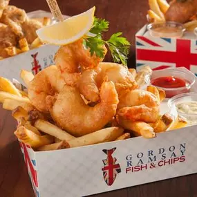 Gordon Ramsay Fish n Chips Reno, NV Silver Legacy Reno Shrimp Basket