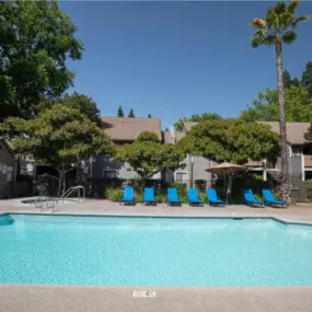 Bishops Court swimming pool side view