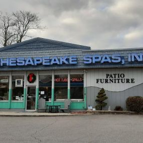 Chesapeake Spas Storefront, Edgewater Maryland