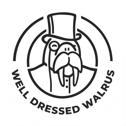 Logotyp från Well Dressed Walrus