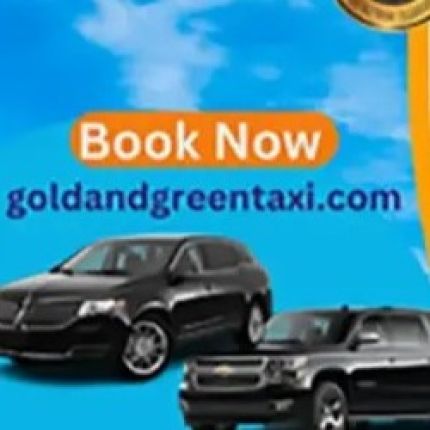 Logo from Gold and Green MSP Airport Taxi Cab Suburbs Book Online Gaurantee Ride