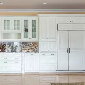 Kitchen after cabinet painting